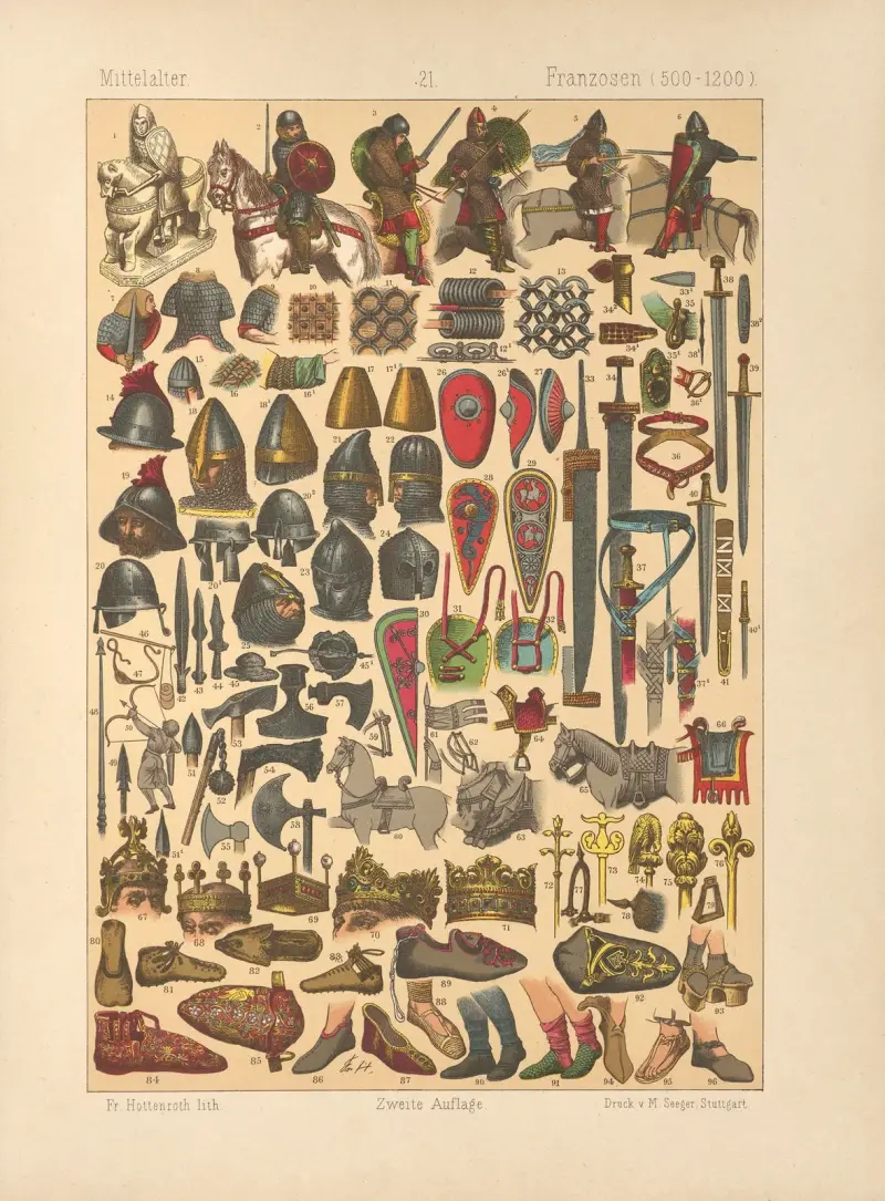 Franzosen, 1884 – Nr. 1 von Friedrich Hottenroth