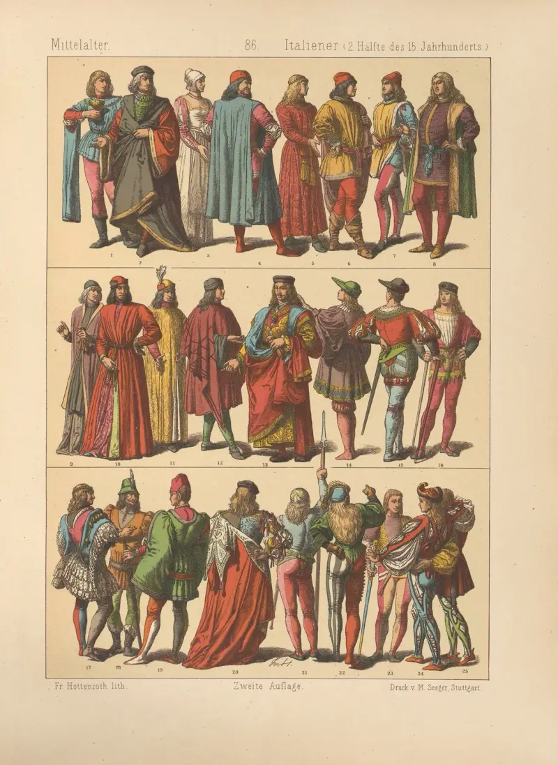 Italiener, 1884 – Nr. 1 von Friedrich Hottenroth