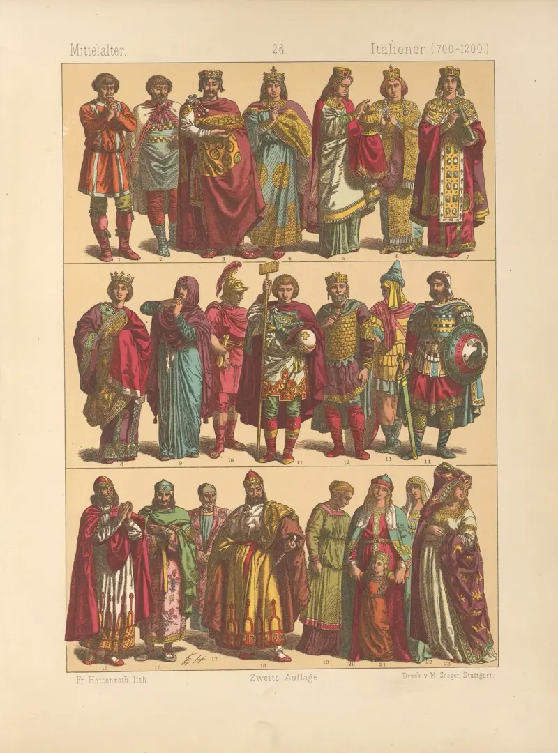 Italiener (700-1200) – nr 1 av Friedrich Hottenroth