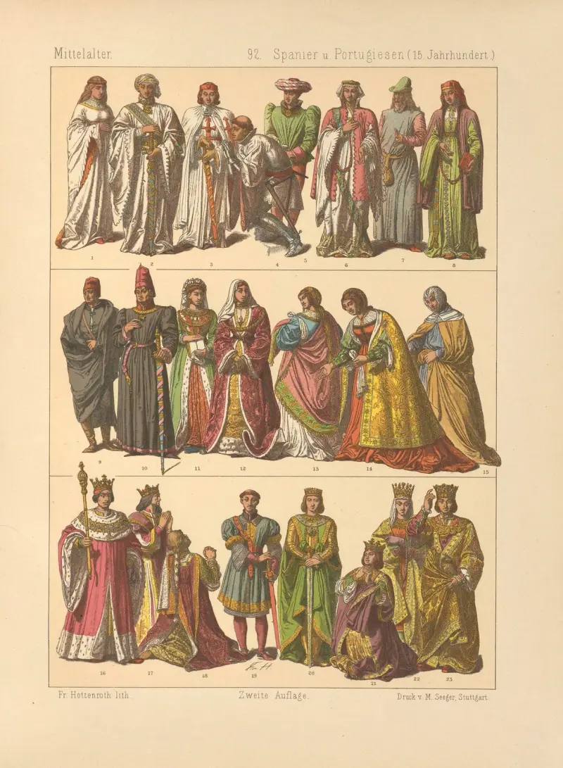 Španělky a Portugalky, 1884 – Nr. 3, Friedrich Hottenroth