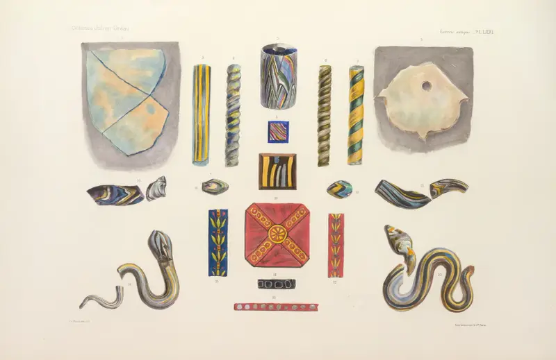 Collection Julien Gréau. Antike Glaskunst, Emaille und Keramik aus der Sammlung von Herrn John Pierpont Morgan Taf. 72 von G. Massias