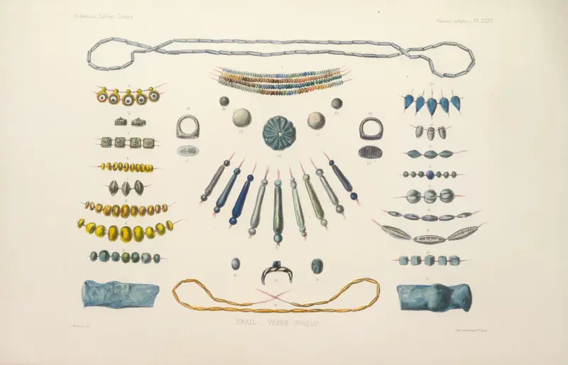 Sammlung Julien Gréau. Antike Glaskunst, Emaille und Keramik aus dem Besitz von M. John Pierpont Morgan, Taf. 35 von G. Massias