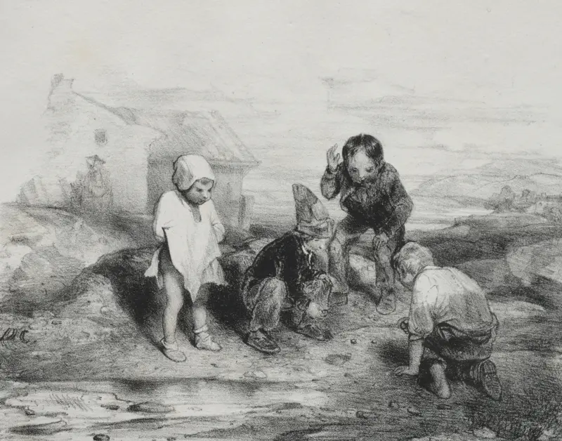 Der entscheidende Wurf von Alexandre-Gabriel Decamps