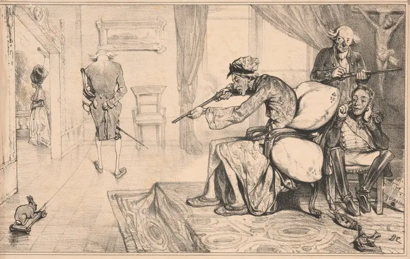 Nådens år 1840, Karl X den 16:s ärorika regering av Alexandre-Gabriel Decamps