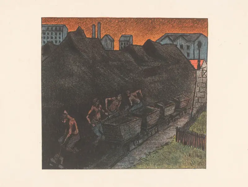 Les Tisserands av Henri-Gabriel Ibels
