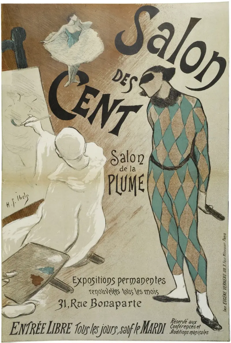 Salon Des Cent, Salon De La Plume av Henri-Gabriel Ibels