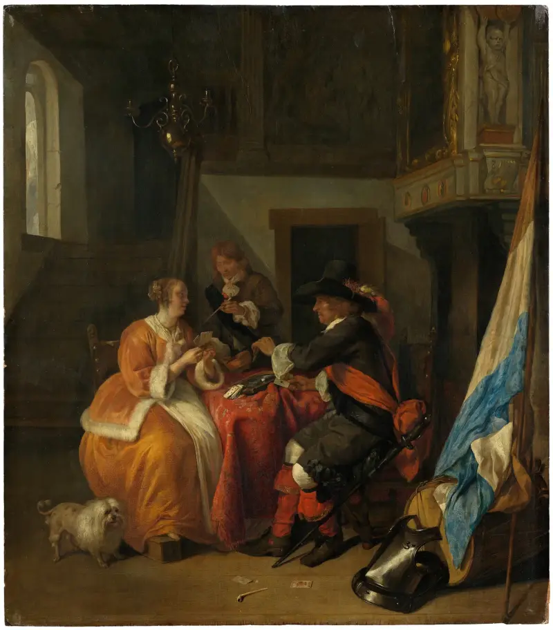 Partia kart, Gabriel Metsu
