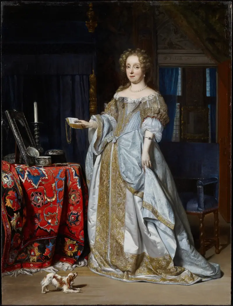 Porträt der Lucia Wijbrants von Gabriel Metsu