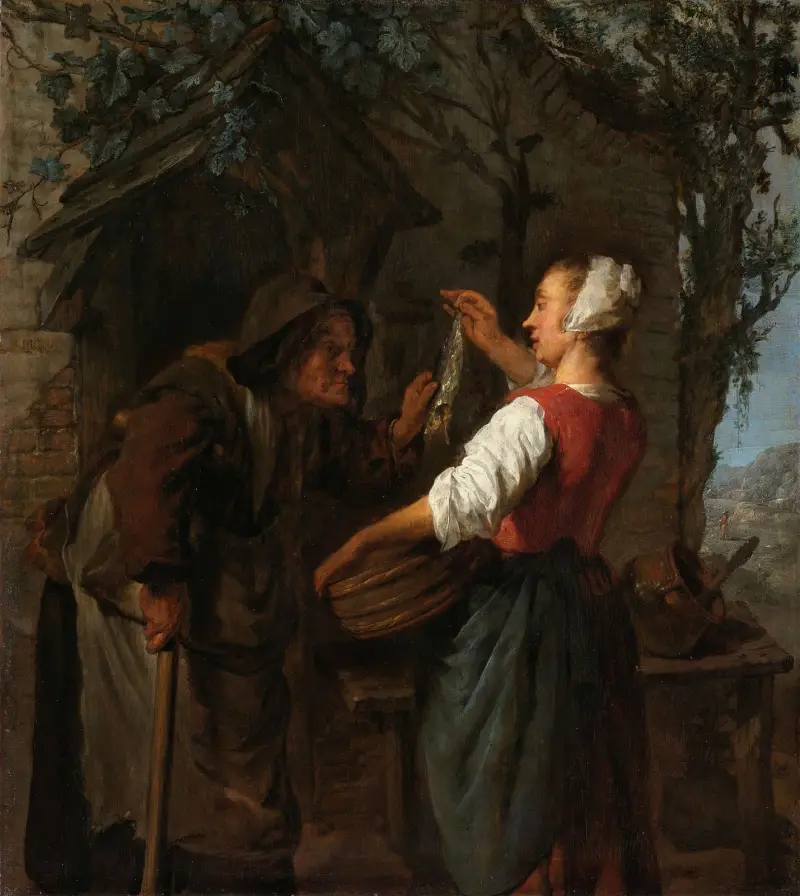 Sleďařka, Gabriel Metsu