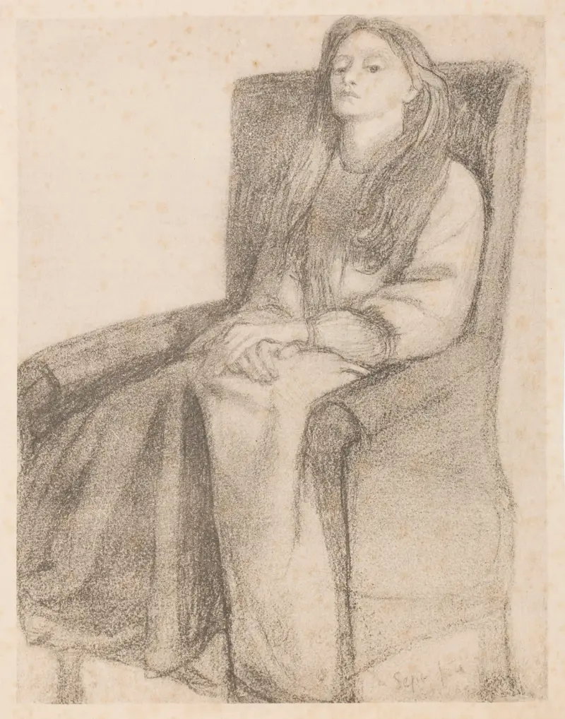 Elizabeth Siddal – Nr. 2 von Dante Gabriel Rossetti