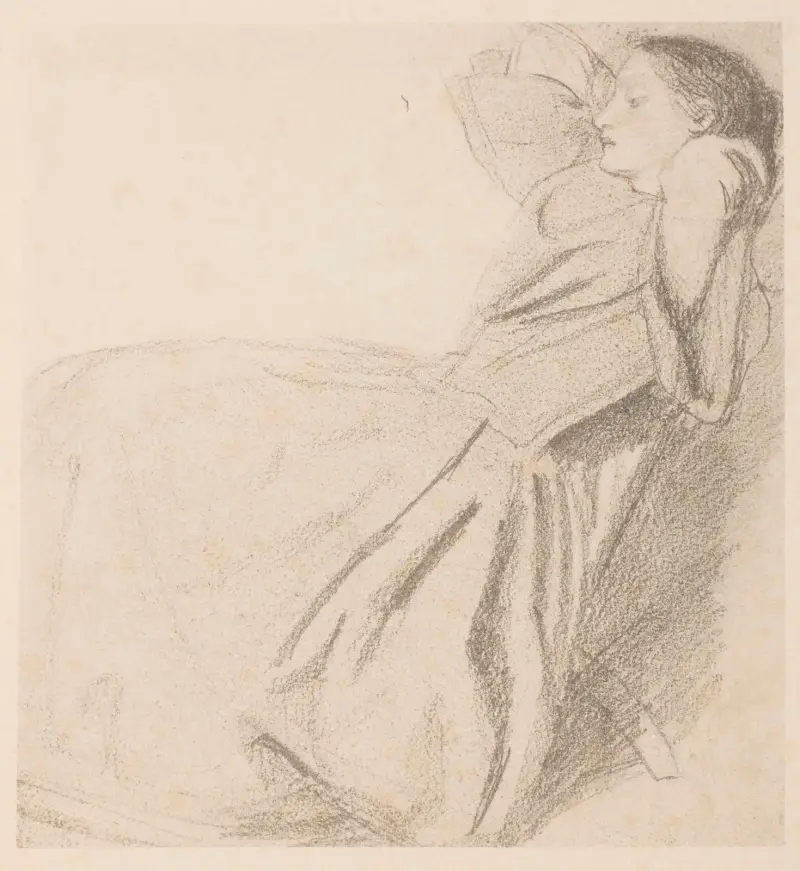 Elizabeth Siddal – nr 3 av Dante Gabriel Rossetti