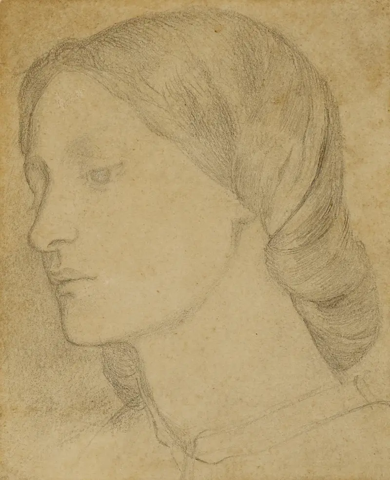 Elizabeth Siddal – nr 4 av Dante Gabriel Rossetti