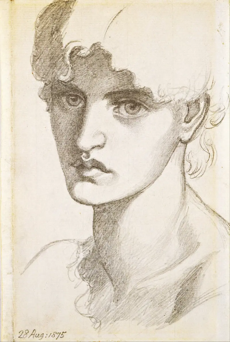 Jane Morris, 1875, Dante Gabriel Rossetti