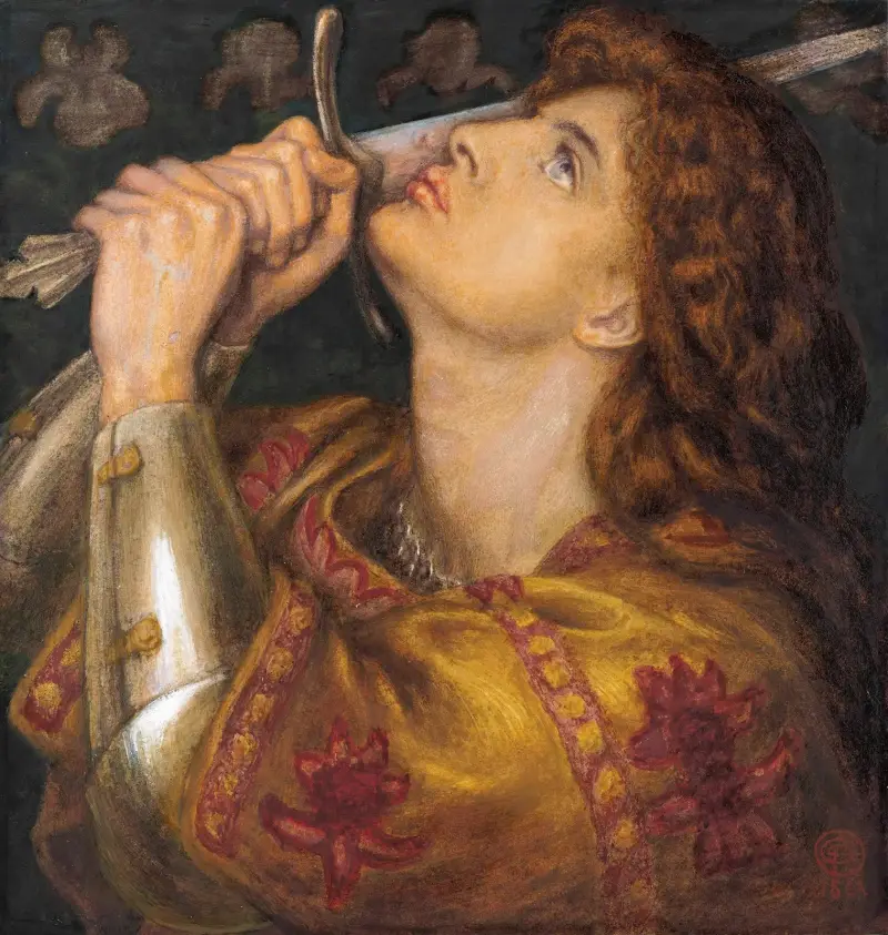 Jeanne d'Arc von Dante Gabriel Rossetti