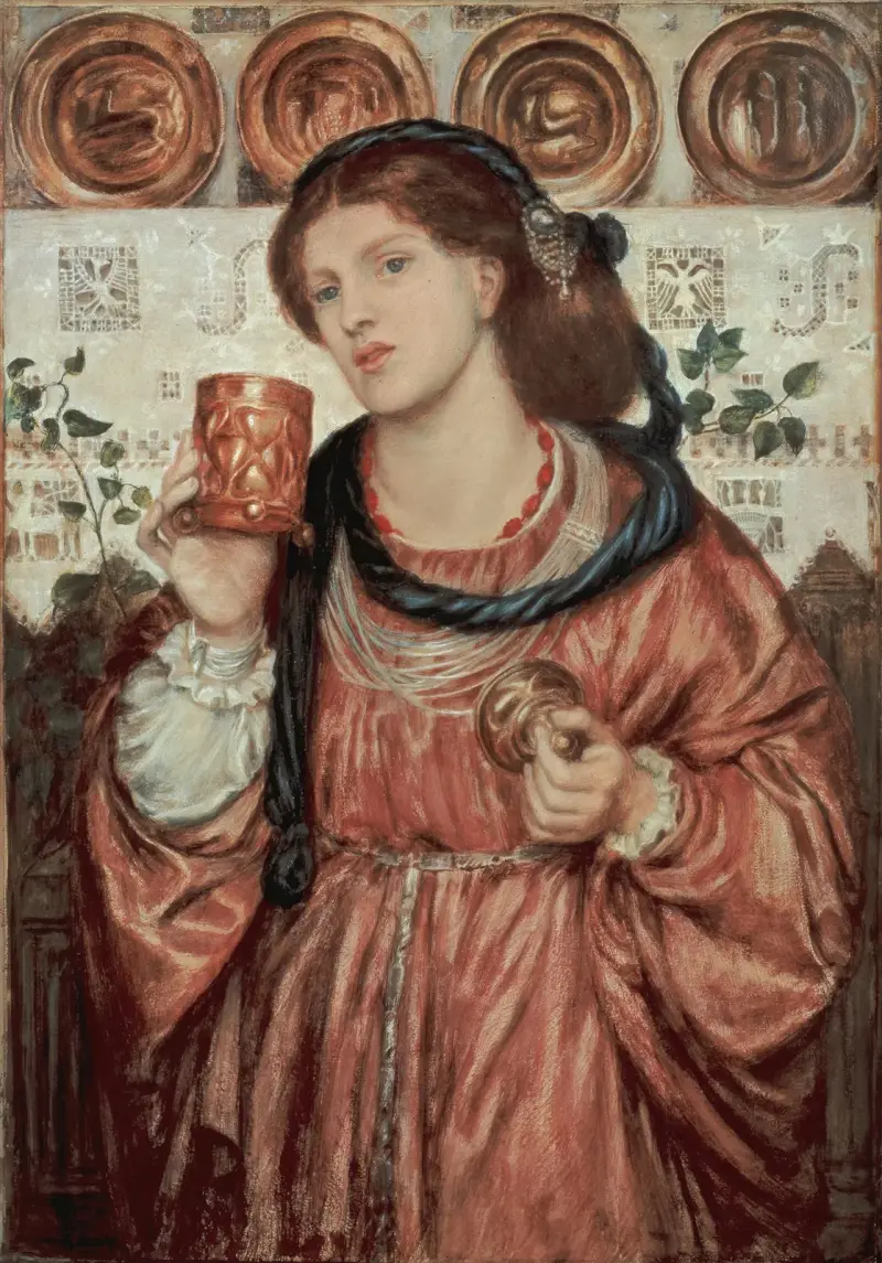 Kärleksbägaren, nr. 1, Dante Gabriel Rossetti