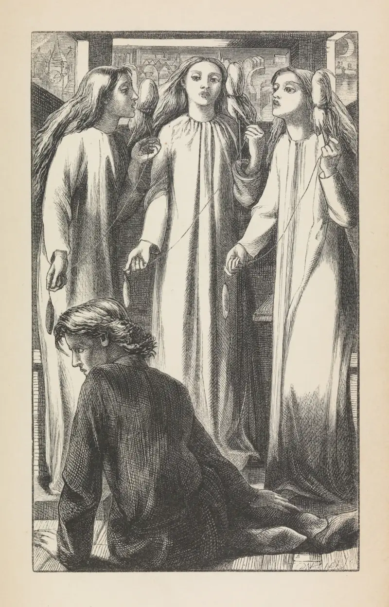 The Music Master av Dante Gabriel Rossetti