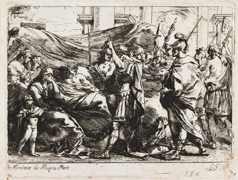 Der Tod des Germanicus von Gaetano Gandolfi
