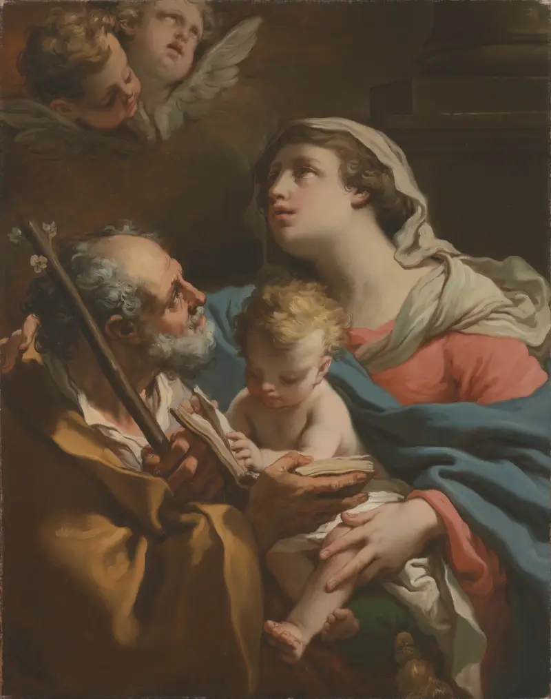 Den heliga familjen, 1776 av Gaetano Gandolfi