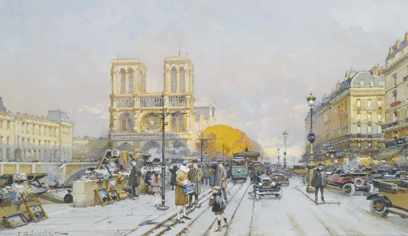 Notre-Dame, Eugène Galien-Laloue