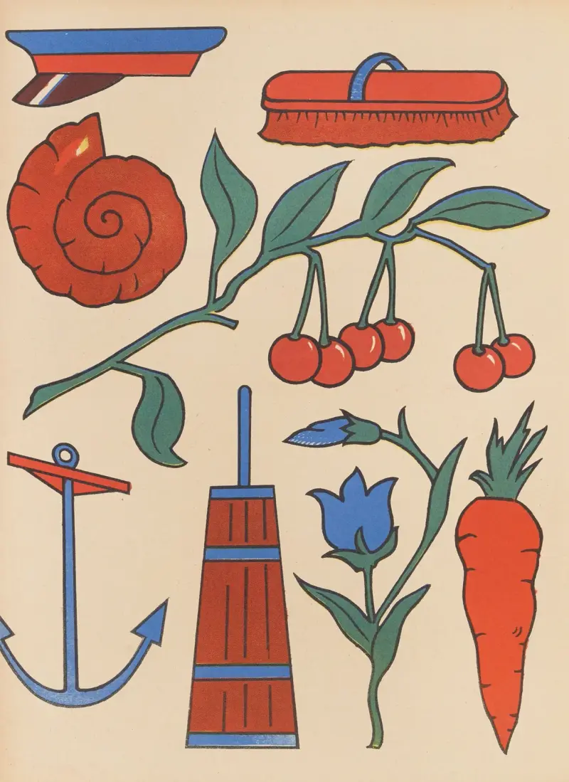 Målarbok, plansch 26 av Gaston Marechaux