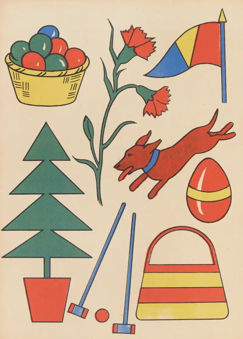 Målarbok, plansch 27 av Gaston Marechaux