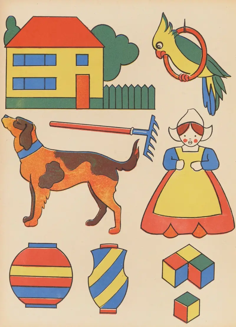 Målarbok, plansch 29 av Gaston Marechaux