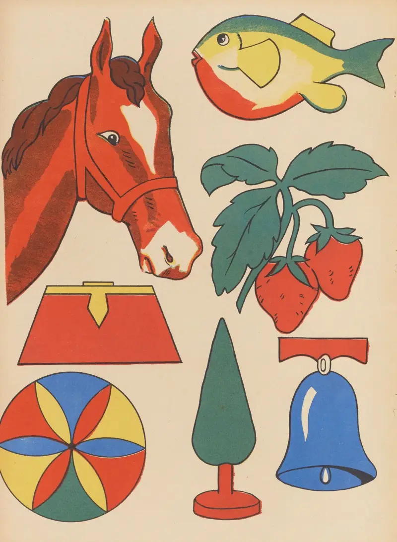 Målarbok, plansch 31 av Gaston Marechaux