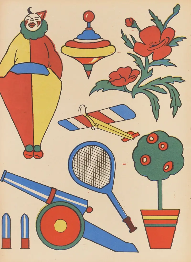 Målarbok, plansch 32 av Gaston Marechaux