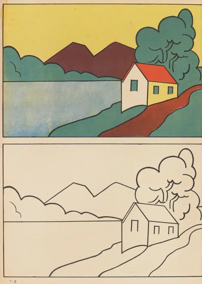 Malbuch Taf. 33 von Gaston Marechaux
