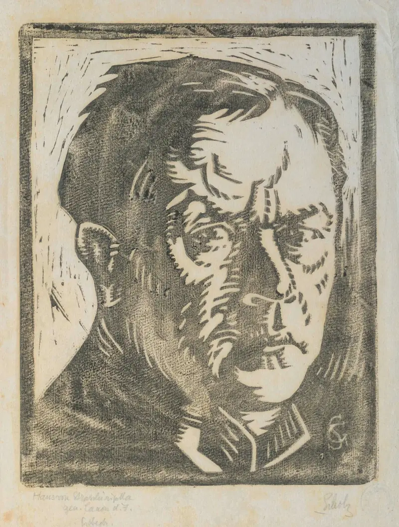 Porträtt av Hans von Strasdurisella, 1915 – nr 2 av Georg Scholz