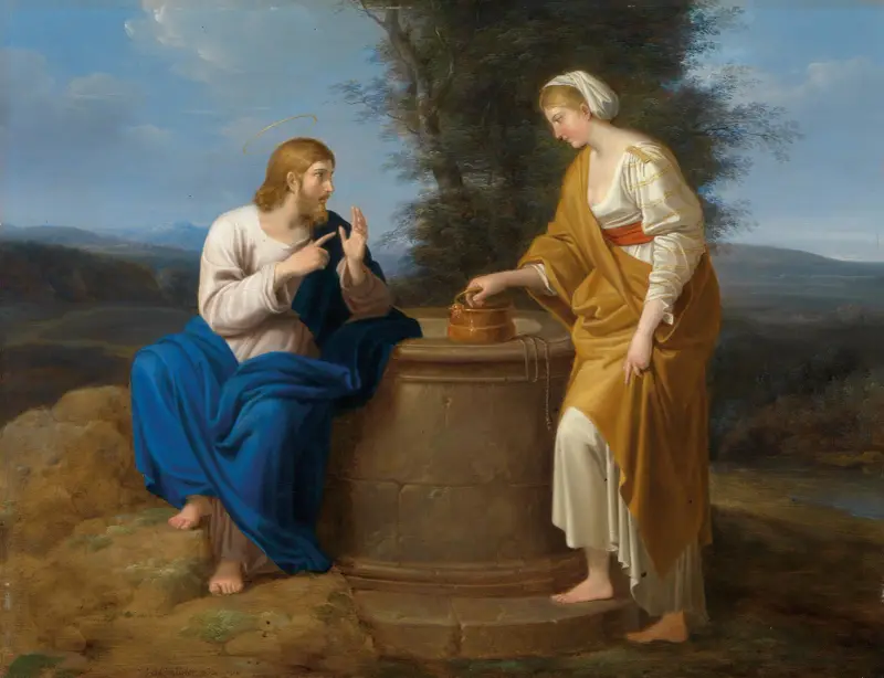 Christus und die Samariterin von Ferdinand Georg Waldmüller