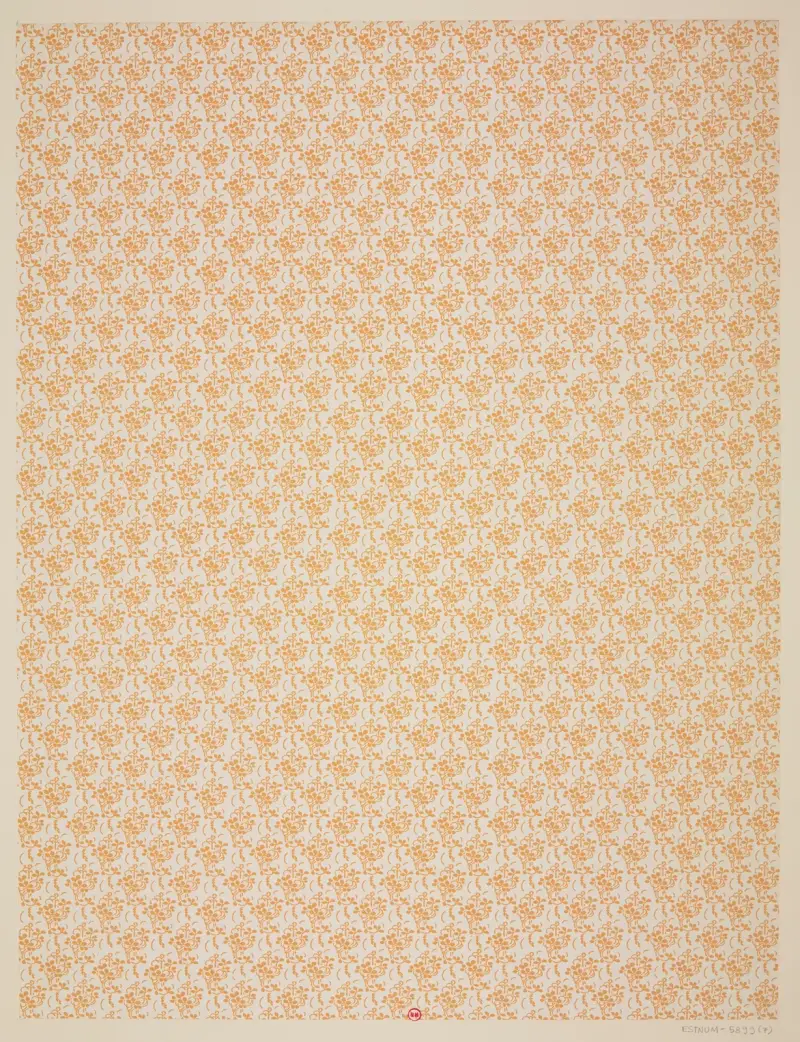 Vorsatzpapier-Serie für Eugène Verneau Taf. 07 von George Auriol