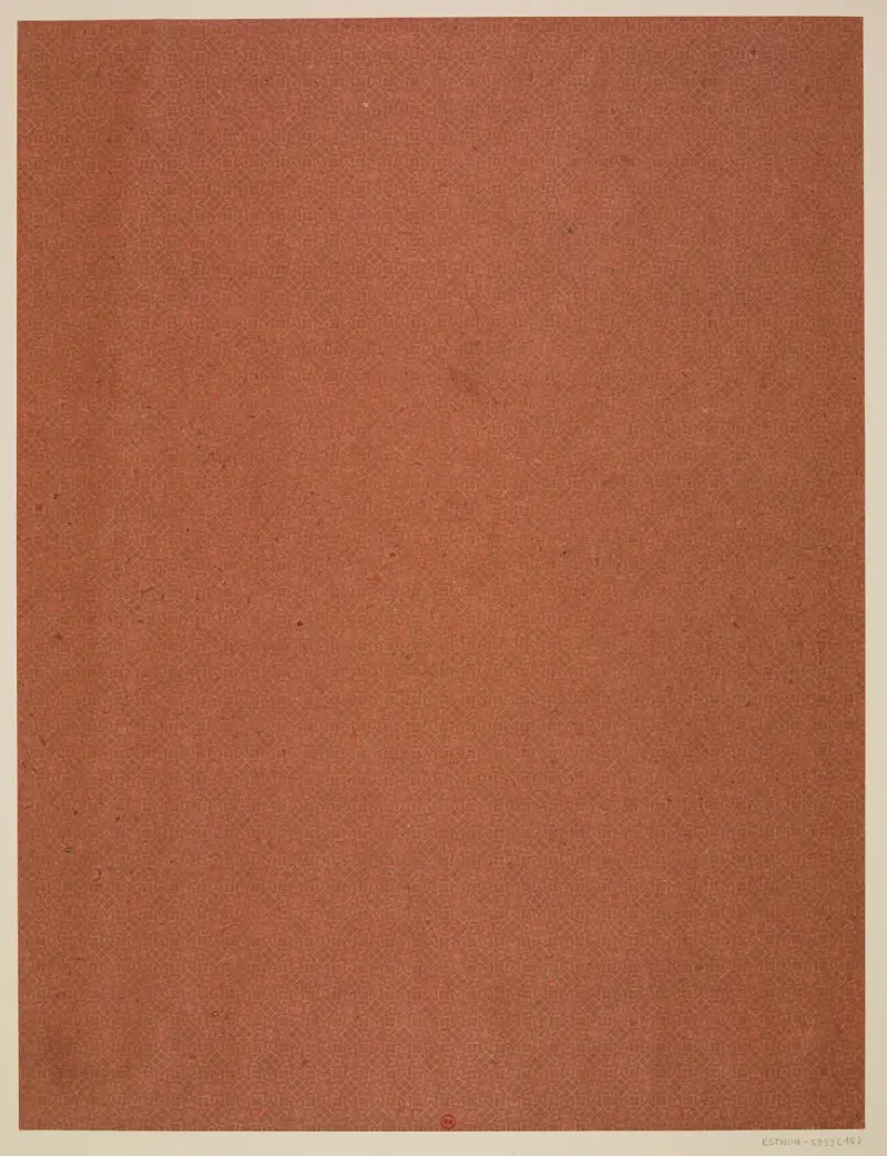Vorsatzpapiere für Eugène Verneau, Tafel 15 von George Auriol