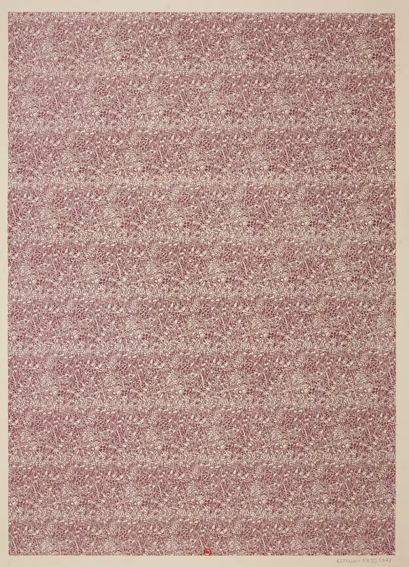 Vorsatzpapiere für Eugène Verneau, Tafel 32 von George Auriol