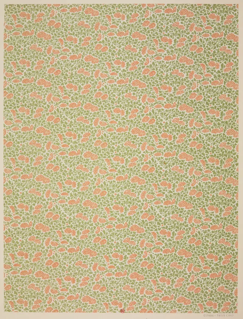 Vorsatzpapiere für Eugène Verneau, Tafel 34 von George Auriol