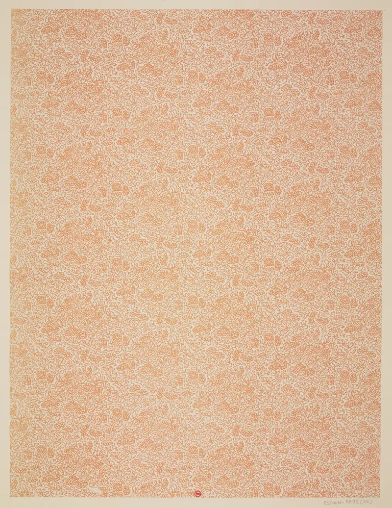 Vorsatzpapiere für Eugène Verneau, Tafel 35 von George Auriol