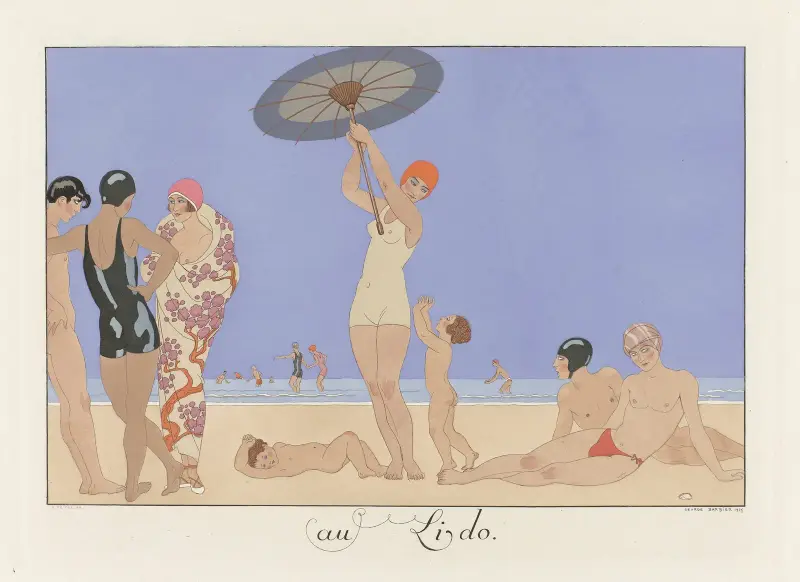 Au Lido, George Barbier