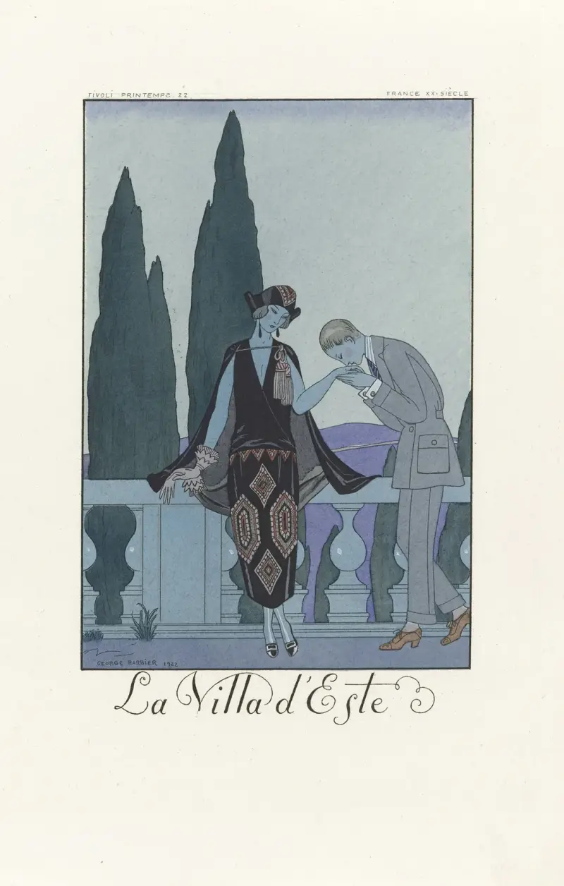 Villa d’Este, George Barbier