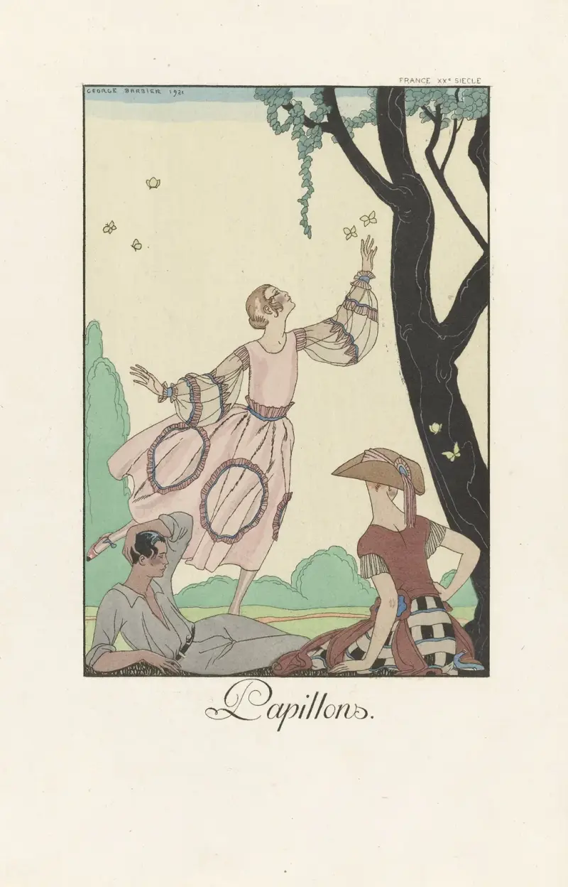 Milující básník, 1922, George Barbier