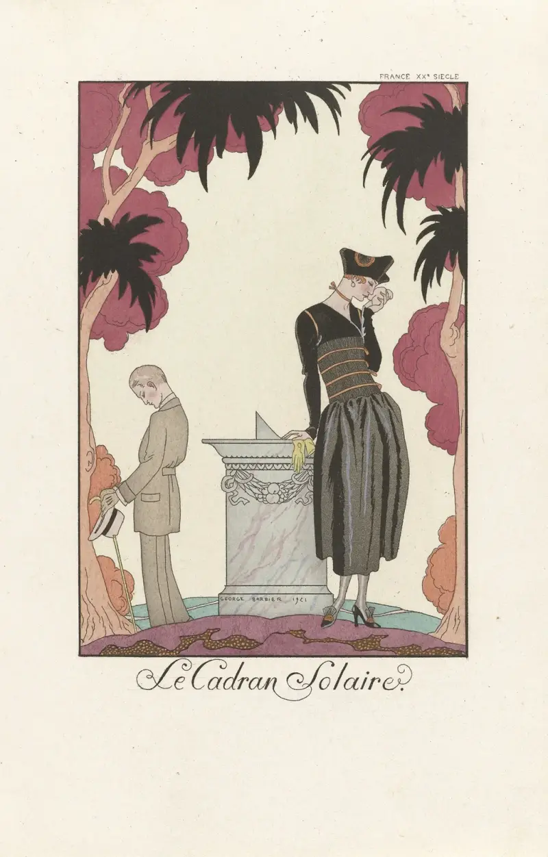 Sluneční hodiny, George Barbier