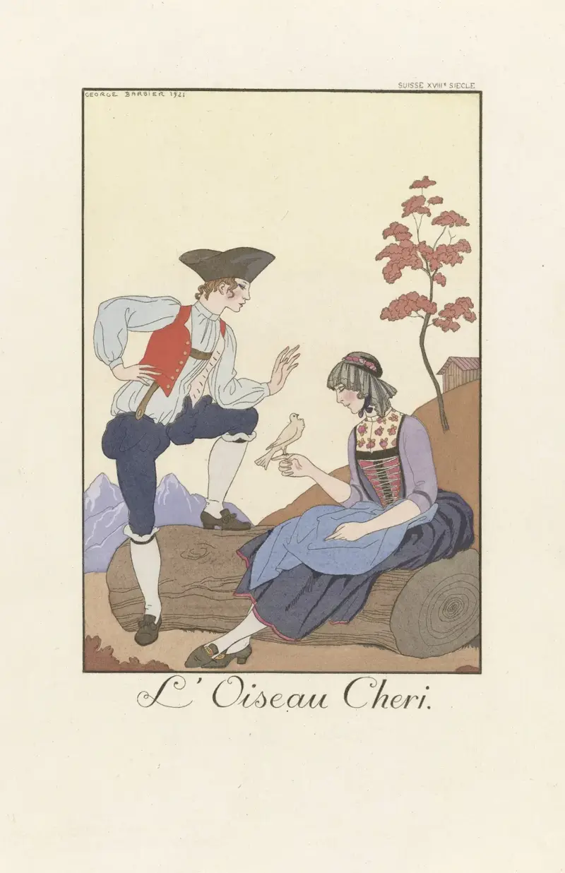 L'Oiseau Cheri, George Barbier