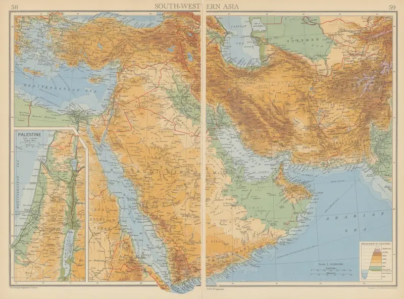 South-Western Asia av John George Bartholomew