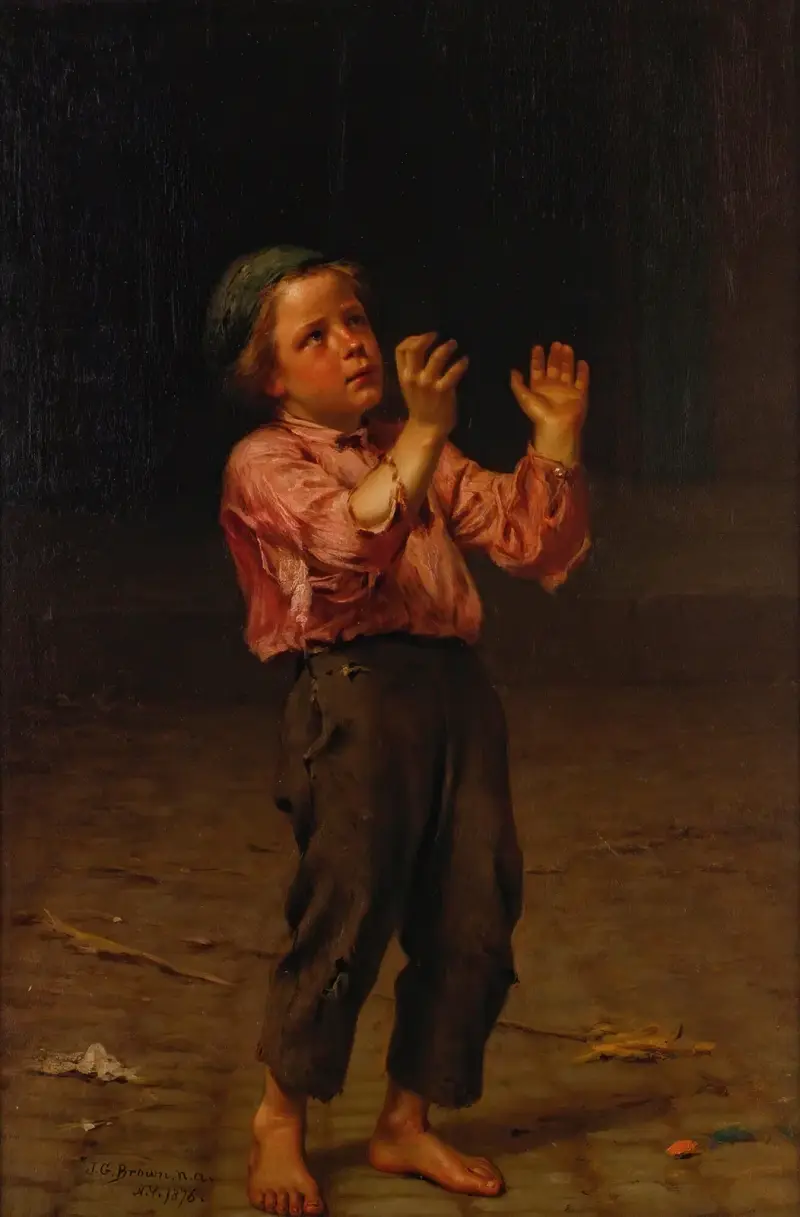 Pewny połów, John George Brown