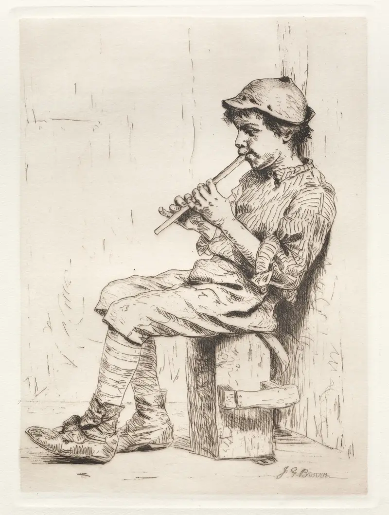 Vernachlässigtes Geschäft von John George Brown