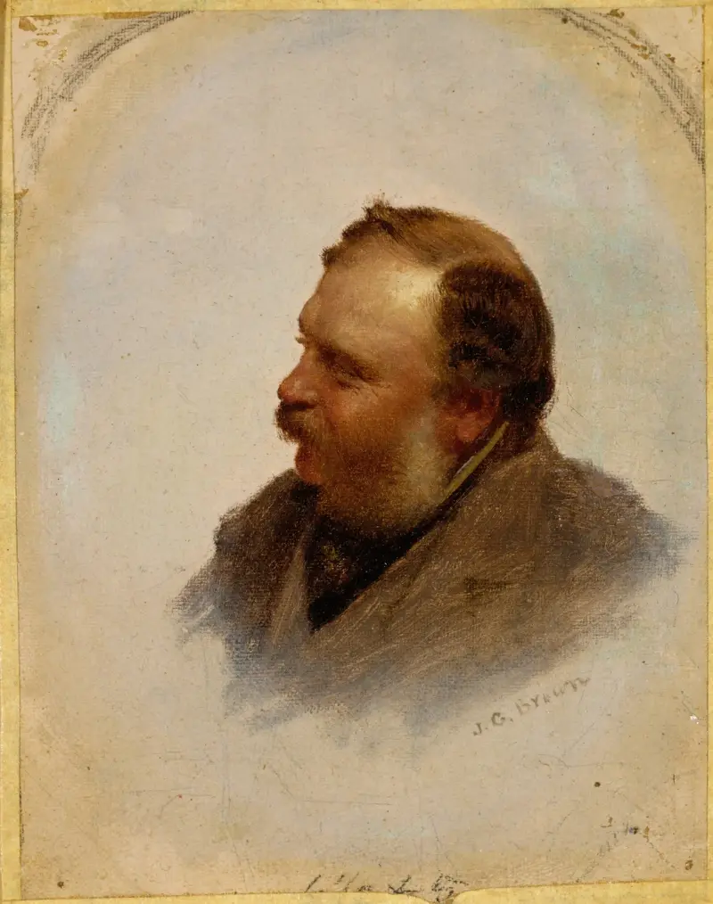 Porträtt av William Brand av John George Brown