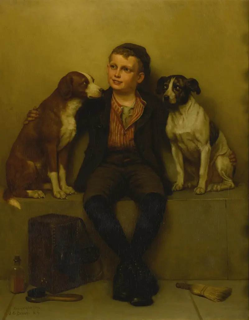 The Rivals av John George Brown