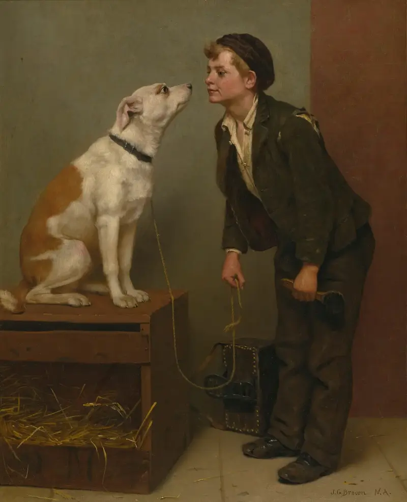 Wen liebst du? von John George Brown