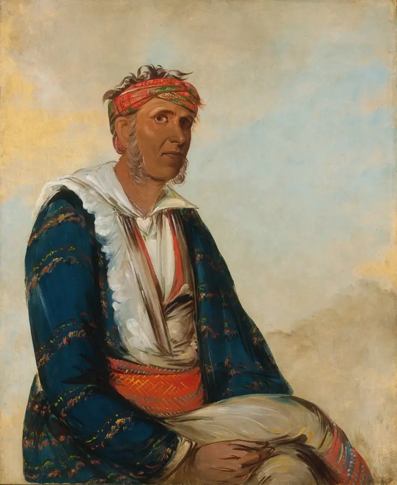 Cól-Lee, náčelník kmene, George Catlin