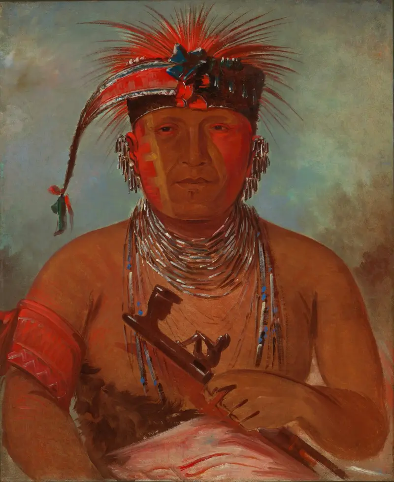 George Catlin, Wée-Ke-Rú-Law, han som byter av George Catlin
