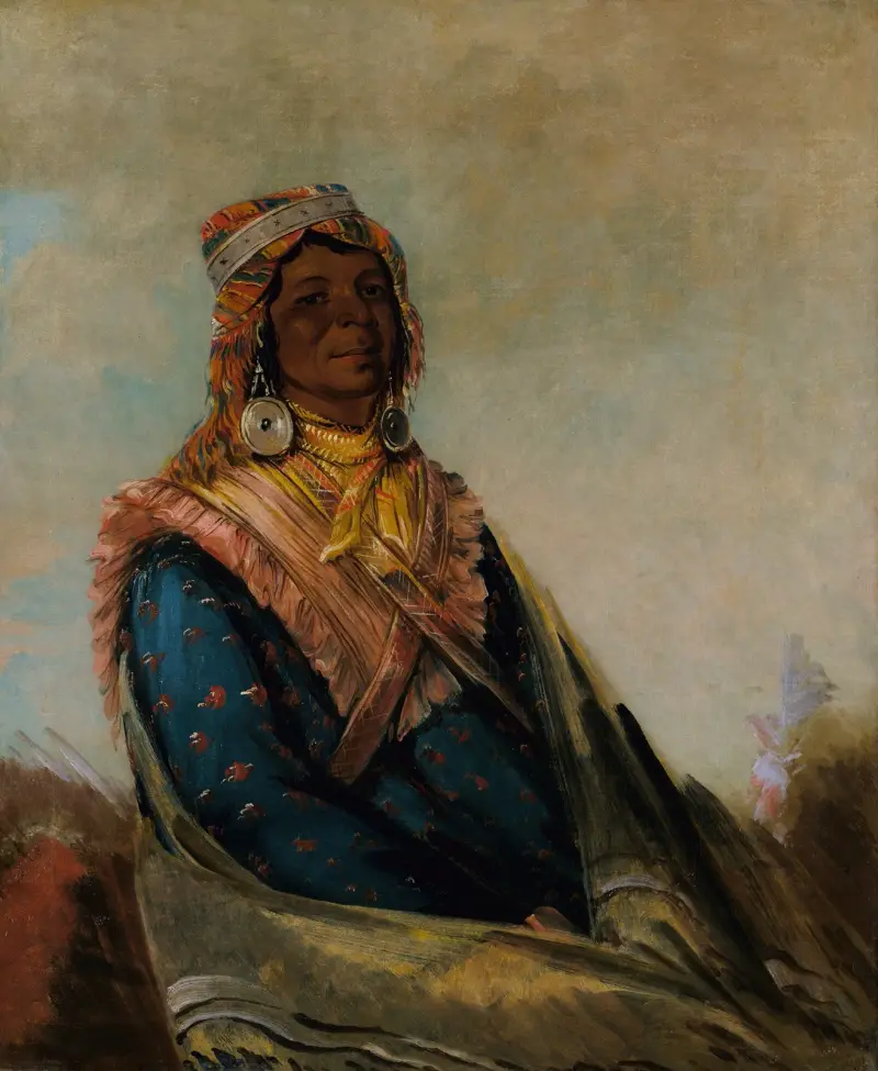 Hól-Te-Mál-Te-Téz-Te-Néek-Ee, Sam Perryman av George Catlin